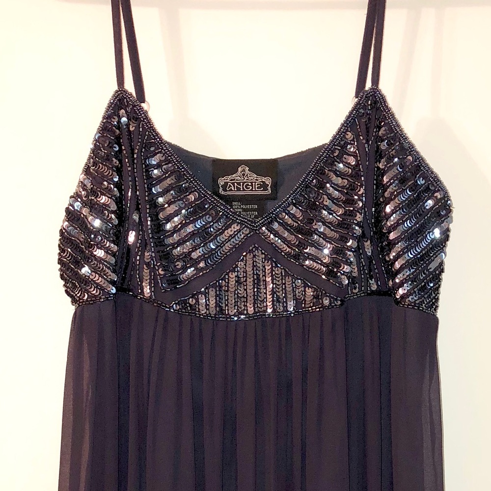 Sequined/Chiffon Dress